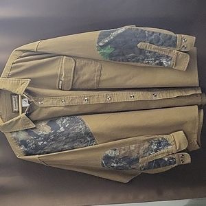 Remington Camo Corduroy Button-Up Long-Sleeve Shirt (XXL)